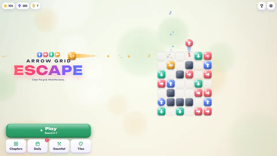 Arrow Grid Escape gameplay