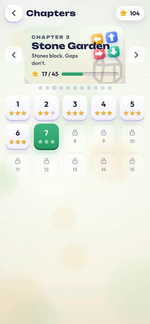 Arrow Grid Escape — chapters.