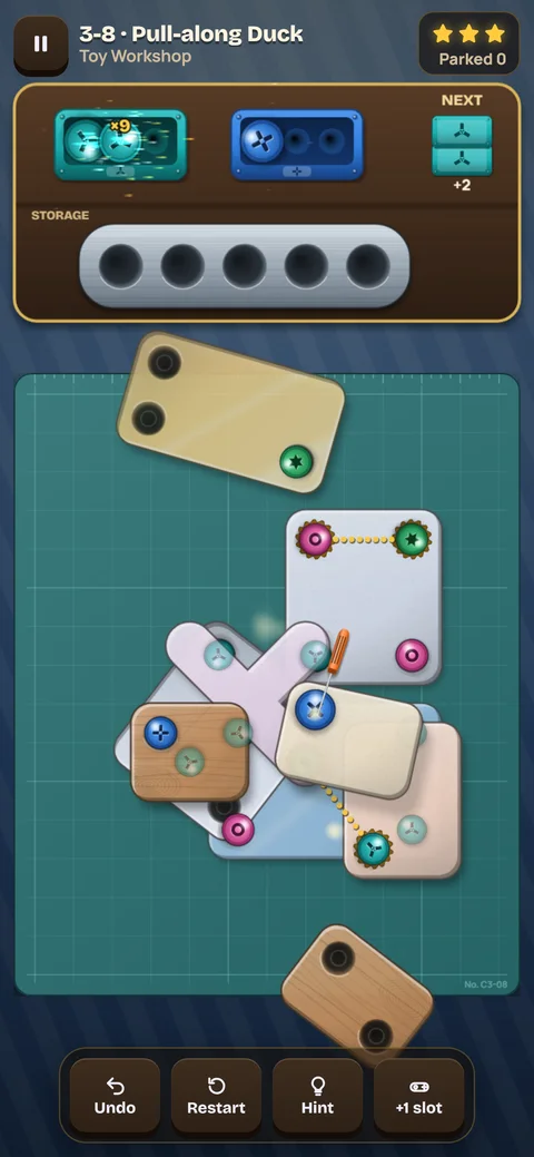 Screwscape Workshop — portrait gameplay.