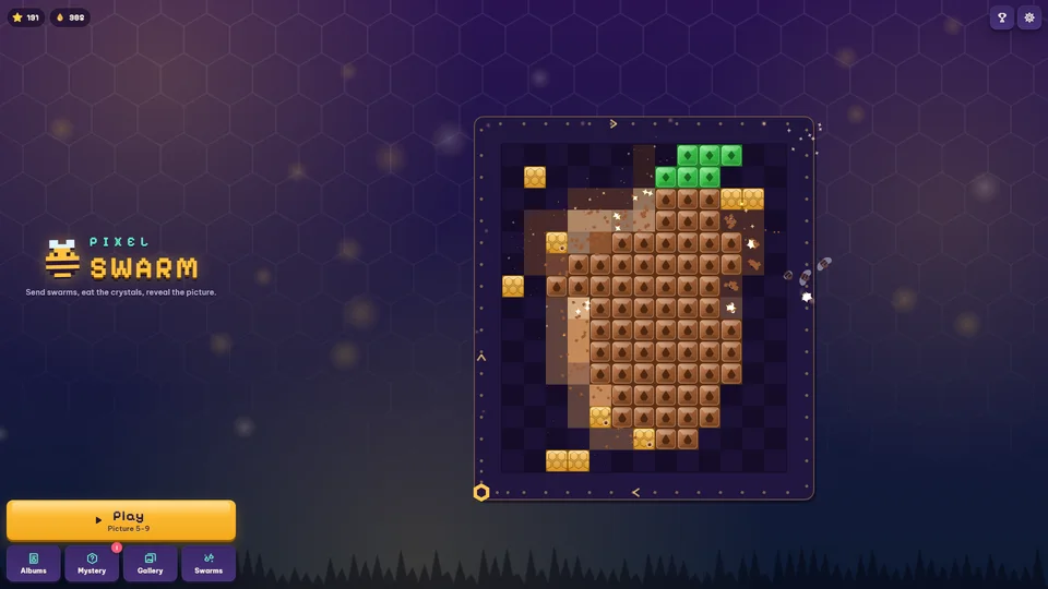 Pixel Swarm gameplay