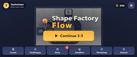 Shape Factory Flow — phone home.