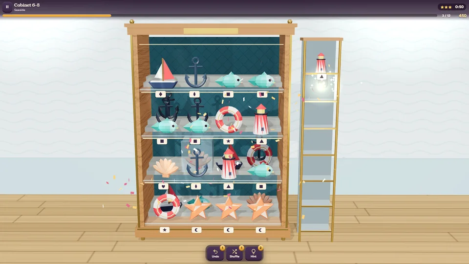 Glass Shelf Triple gameplay