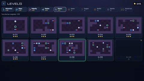 Magnet Maze — levels.