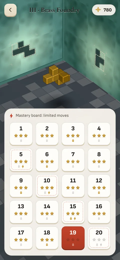Shadow Fold — levels.