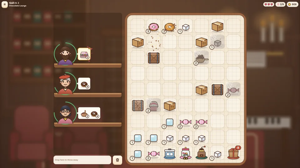 Merge Café Story gameplay