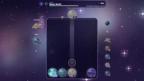 Pocket Planet Merge — gameplay.