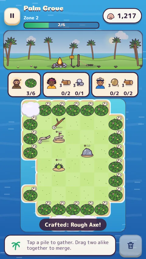 Island Craft Merge — gameplay.