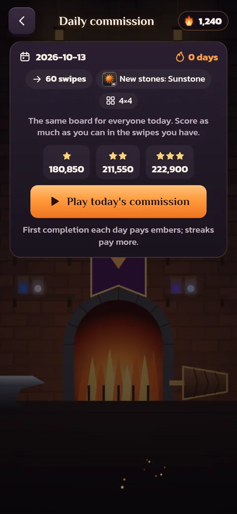Gem Forge — daily.