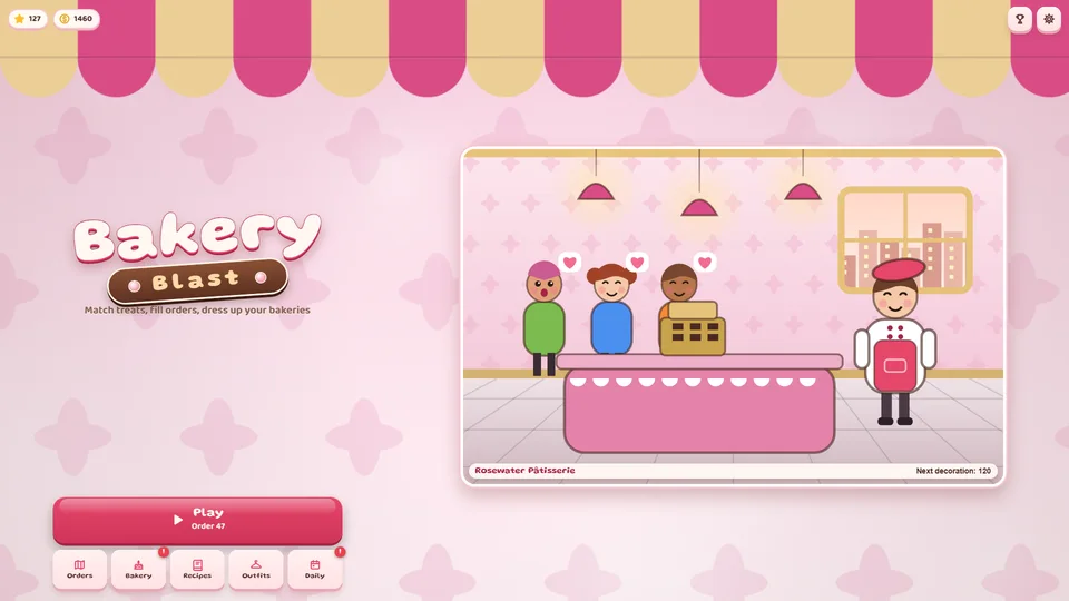 Bakery Blast gameplay