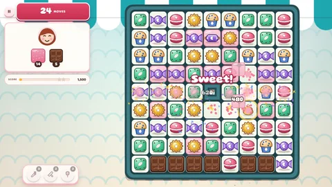 Bakery Blast — landscape gameplay.