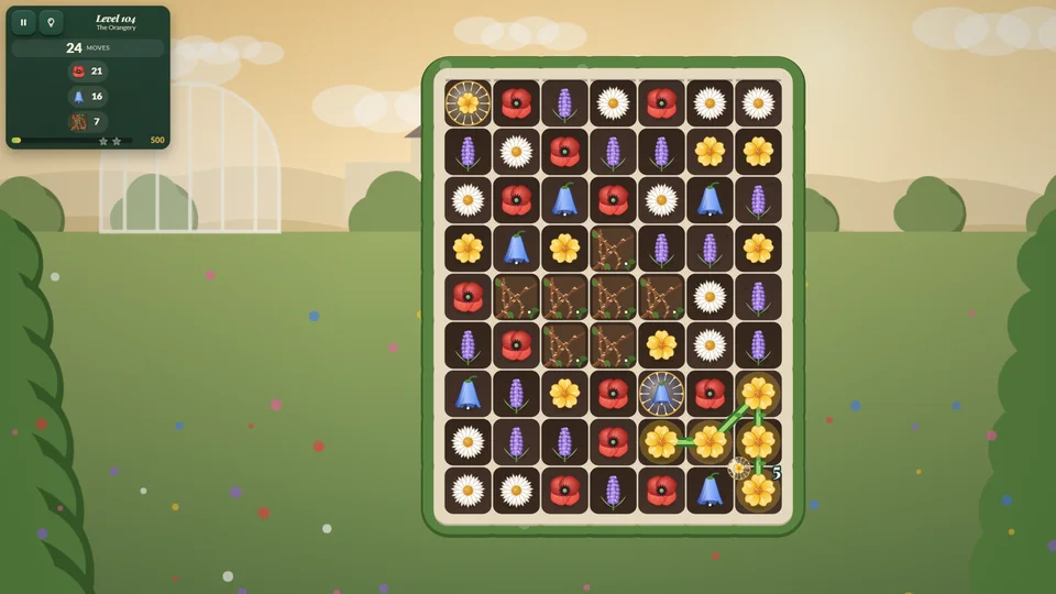 Garden Match Quest gameplay
