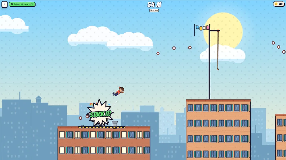 Ragdoll Rooftops gameplay