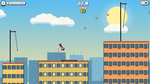 Ragdoll Rooftops — gameplay.