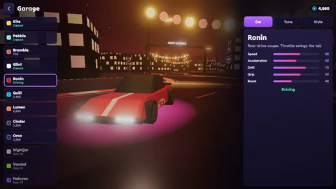 Drift District — garage.