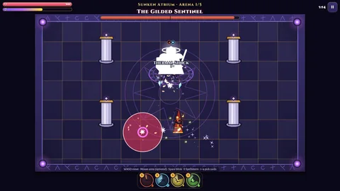 Spellstorm Arena — boss sentinel.