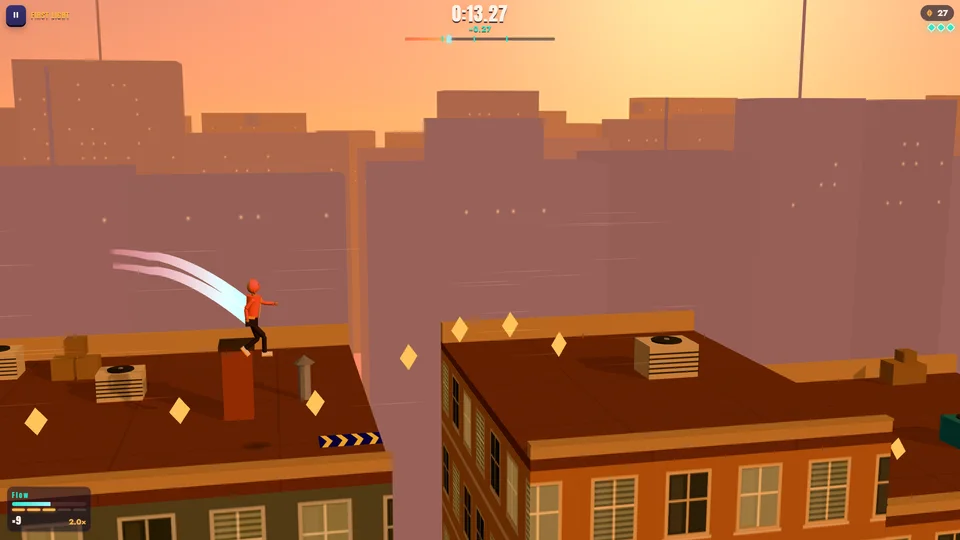 Rooftop Parkour gameplay