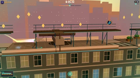 Rooftop Parkour — high route.