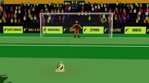 Penalty Clash — gameplay aim.