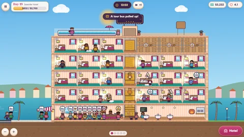 Tiny Hotel Manager — gameplay.