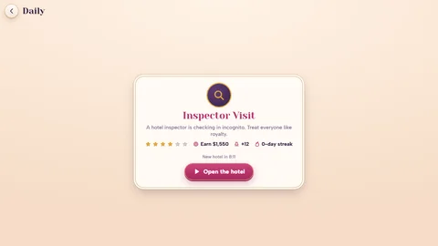 Tiny Hotel Manager — daily.