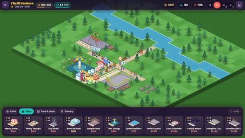 Theme Park Manager — gameplay.