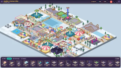 Theme Park Manager — gameplay.