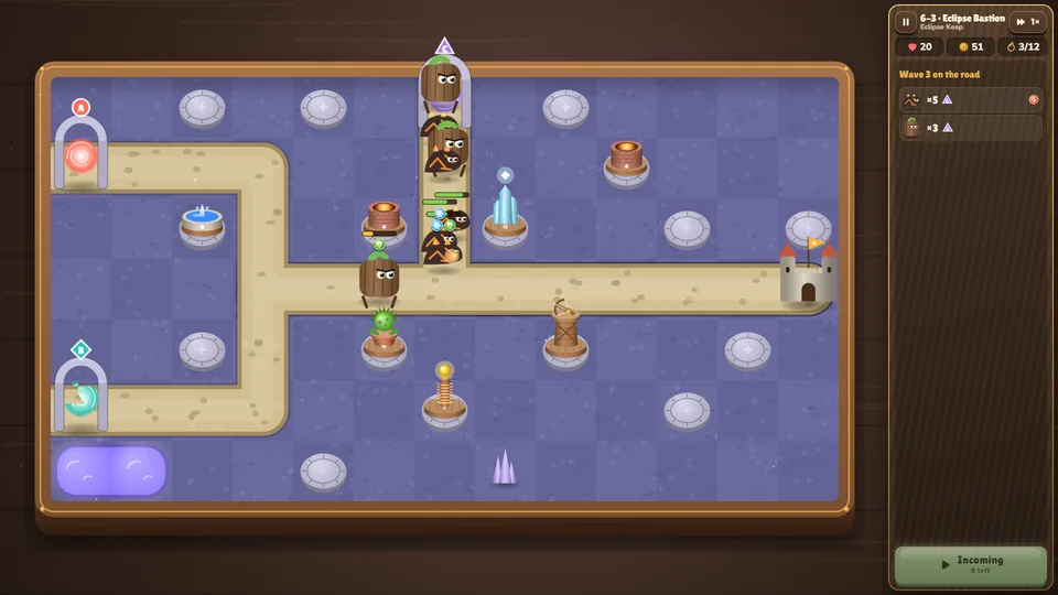 Pocket Tower Defense gameplay