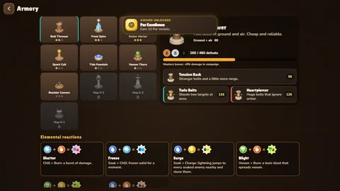 Pocket Tower Defense — armory.