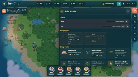 Island Survival Strategy — build tree.